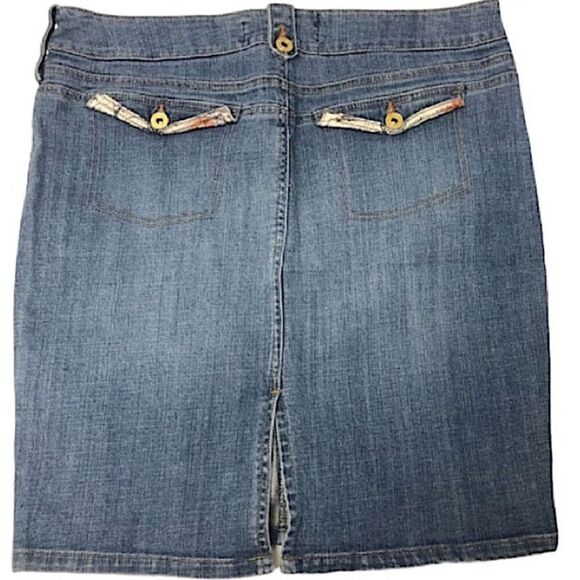Z. Cavaricci Juniors Size 11 Mini Jean Skirt  Classiccore Preppy Basic Classic - Picture 5 of 5
